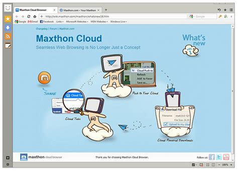 Maxthon Cloud Browser Navegadores Web