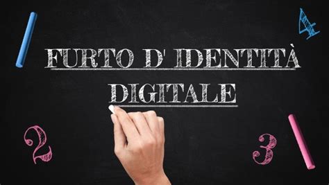 Il Furto Di Identit Digitale