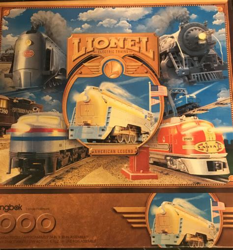 Vintage Piece Springbok Jigsaw Puzzle Lionel Train Scenic Colorful