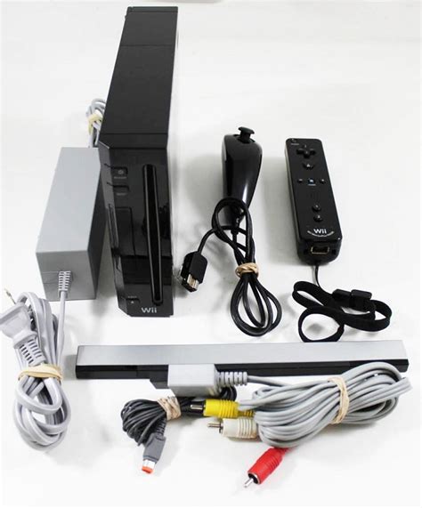 Nintendo Wii Black Console Tested And Guaranteed