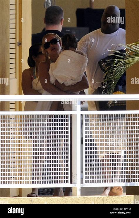 MIAMI BEACH FL MARCH 10 EXCLUSIVE COVERAGE Britney Spears Has A Small Bikini Malfunction