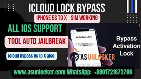 IBypass LPro Icloud Bypass Iphone 5s To X Sim Working Support All Ios