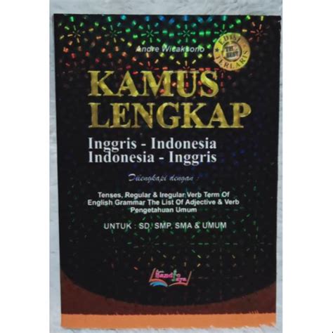 Jual Kamus Lengkap Bahasa Inggris Andre Wicaksono SDO Shopee Indonesia