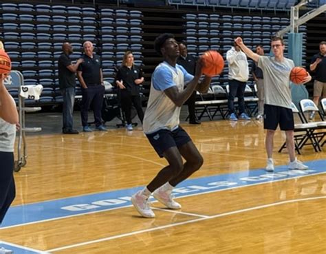 North Carolina UNC Tar Heels Basketball Freshman Drake Powell Coach