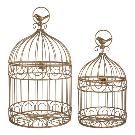 Set De Cages Oiseaux En M Tal Dor Mathilde M