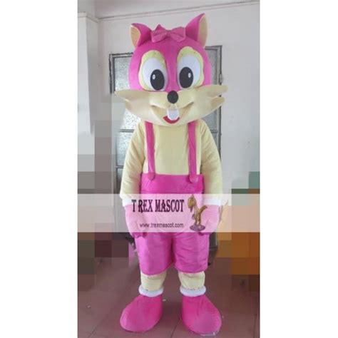 Pink Fox Mascot Costume Adult Fox Costume