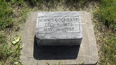 Minnie Belle Nixon Cochrane Find A Grave Memorial