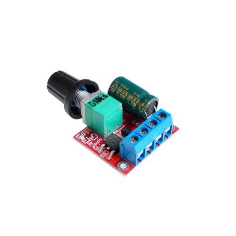 A Mini DC Motor PWM Speed Controller 4 5V 35V Speed Control Switch LED