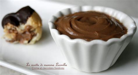 Crema Al Cioccolato Fondente Ricetta Base Dolce