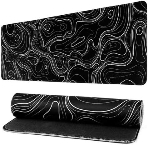 Amazon Topographic Contour Extended Big Mouse Pad Large Gaming