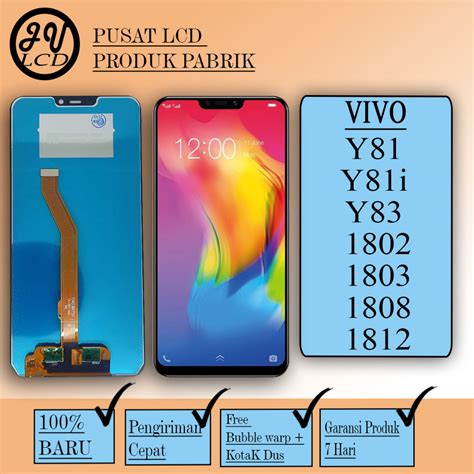 Jual LCD FULLSET TOUCHSCREEN VIVO Y81 Y81i Y83 VIVO 1802 1803