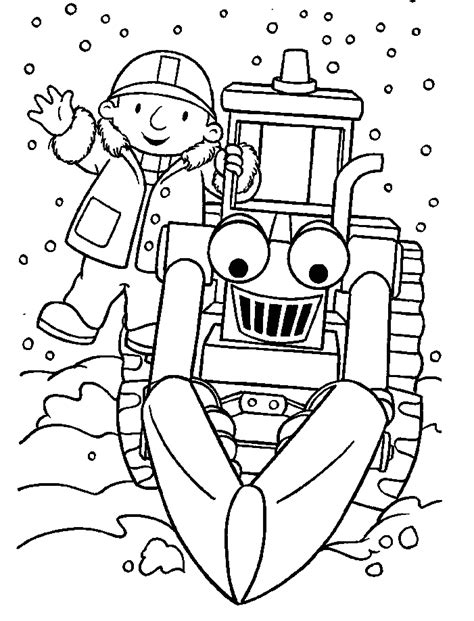 Bob the Builder Coloring Page - Free Printable Pages for Young Fans