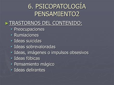 PPT EXPLORACIÓN PSICOPATOLÓGICA PowerPoint Presentation free