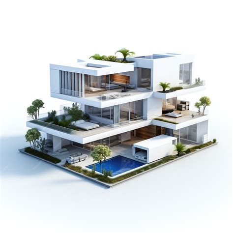 Premium Photo 3d Minimalist Modern House And Design