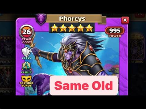 Empires Puzzles Hero Analysis Phorcys Costume Same Old With Bit