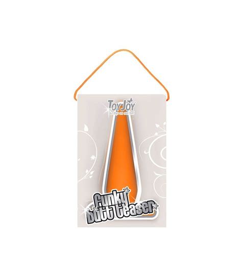 Funky Butt Teaser Plug Anal Naranja Vibralia