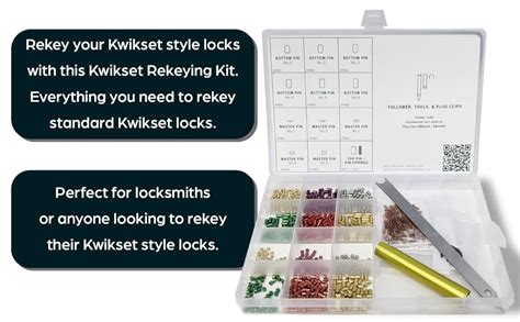 Summit Doorware Premium Kwikset Rekey Kit Compatible With Master