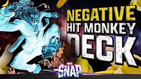 INSANE Negative HIT MONKEY Deck Marvel Snap YouTube