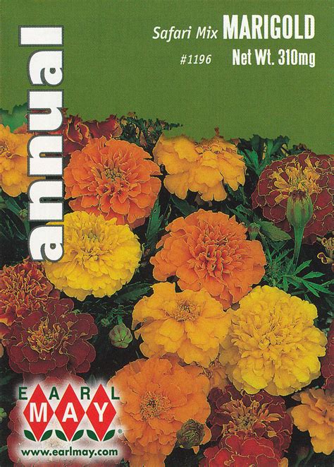 Marigold Safari Mix Seed Earl May Wholesale