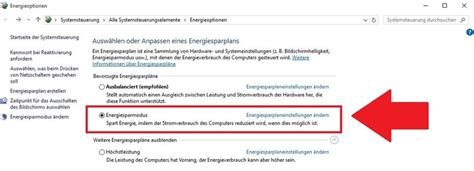 Windows Energiesparpl Ne Energiesparmodus Aktivieren Und Ndern
