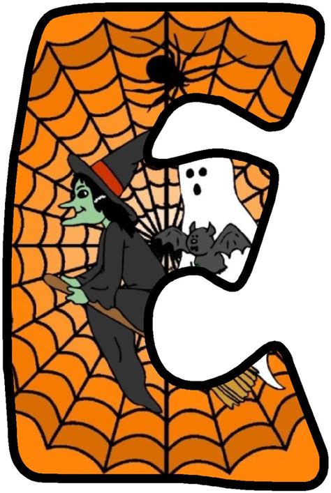 Pin By Topy Turk On Letters Halloween Letters Halloween Crafts Preschool Halloween Fonts