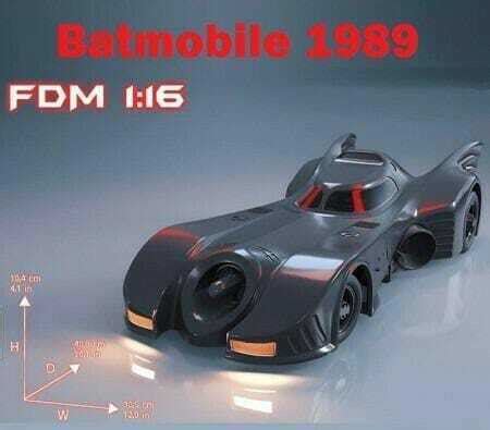 Fichier 3D Batmobile 1989 Batman Version Deluxe PremiumModèle