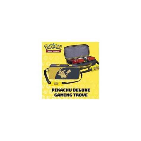 Pikachu Deluxe Gaming Trove Ultra Pro Up Box Suitcase Mala