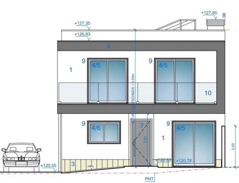 Casas modulares T3 Preço Chave na Mão 75 M2 ObrasNet Steel Frame