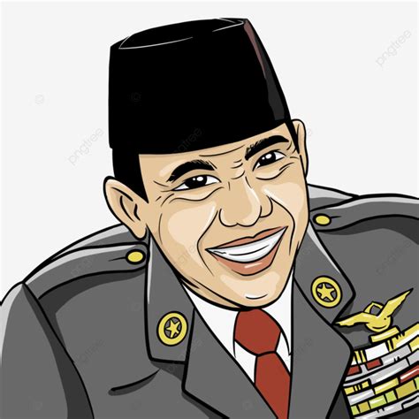 ir soekarno  proclaimer vector bro karno president soekarno