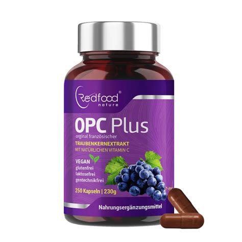 Opc Traubenkernextrakt Hochdosiert Nat Rlichem Vitamin C