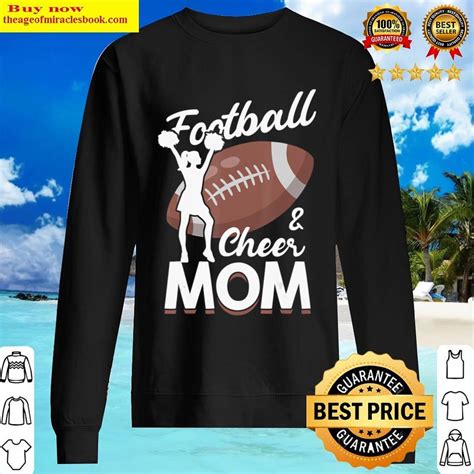 Cute Football And Cheer Mom Football Cheer Mom Shirt