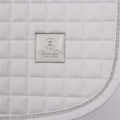 Tapis De Selle Platinum Pure Cotton Eskadron Blanc Epplejeck