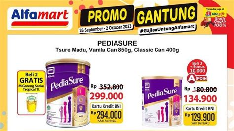 Promo Alfamart September Beli Gratis Beli Susu Gratis