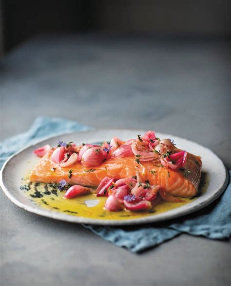 Slow Cooked Salmon With Ti Malice Sauce WSJ Recipes