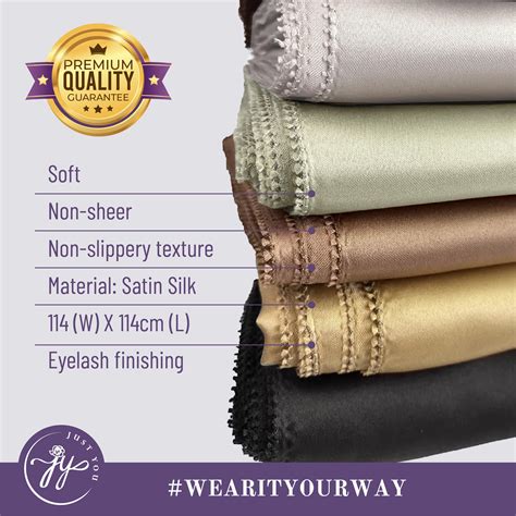 Square Just You Matte Satin Silk Bawal Eyelash Nude Just You Malaysia