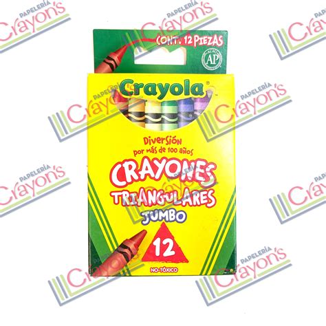 Crayones Crayola Jumbo Triangulares Piezas