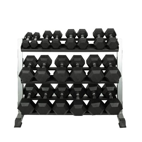 Rubber Hex Dumbbell - Juke Gyms