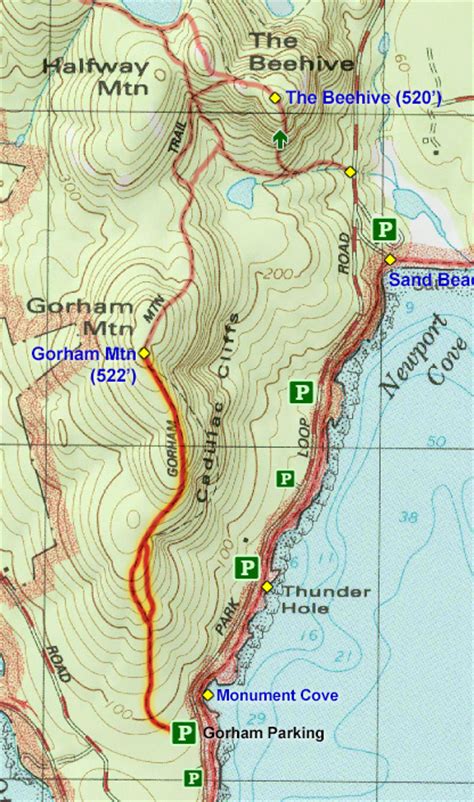 Gorham Mountain Trail Joe S Guide To Acadia National Park