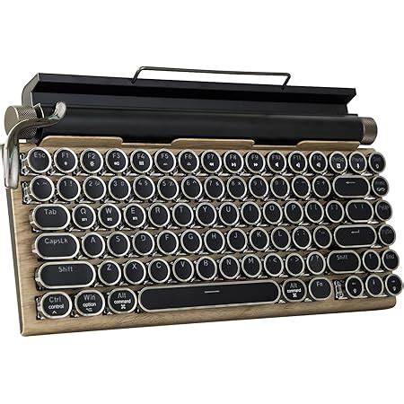 Amazon AZIO Retro Compact Keyboard Elwood Bluetooth Wireless