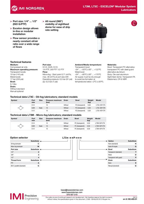 Lubricador Norgren L C By Base Sistemas Issuu