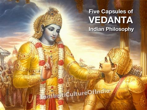 Five Capsules of Vedanta Indian Philosophy | Sanskriti - Hinduism and ...