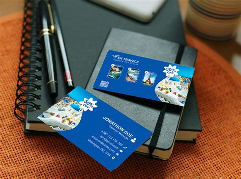 Professional Business Card Travel Agency Business Card On Behance