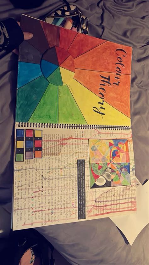 Colour Theory Art Gcse Sketchbook X In Color Theory Art Gcse