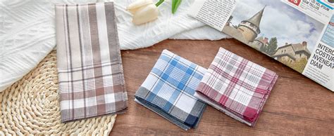 Men S Cotton Handkerchiefs Ohuhu Pack Pure Cotton Color