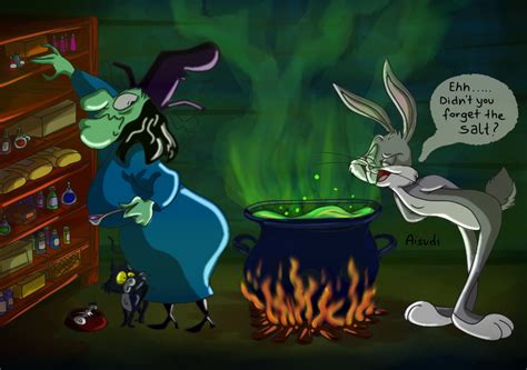 Bugs Bunny vs. Witch Hazel (Happy Halloween 2022) by Aisudi on DeviantArt