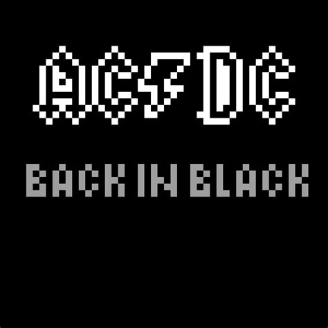 Pixilart - AC DC Back in Black by ChiberGhost