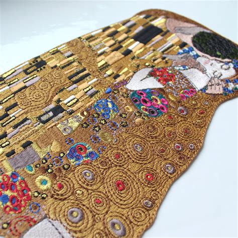 Iron On Art Patch The Kiss By Gustav Klimt Etsy