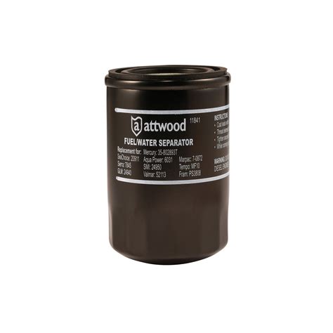 Attwood 11840 7 Universal 10 Micron Fuelwater Separator Filter Kit