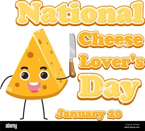 National cheese lovers day icon illustration Stock Vector Image & Art ...