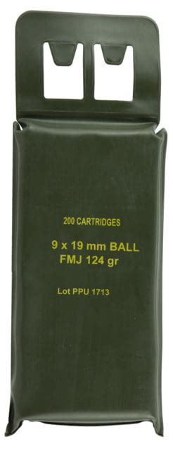 Ppu Ppnpbp Mil Spec Mm Nato Gr Full Metal Jacket Fmj Bx